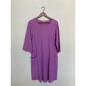 Soft Surroundings Carpe Diem Dress size Medium orchid Gauzy oversized casual